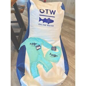 Striper Long Sleeve Size 6 Months With Matching Bib OTW​​​​​​​​​​​​​​​​